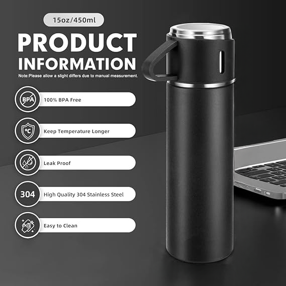 Stainless Steel Double Layer Insulating Cup Business Gift Straight Cup High-grade Gift Box Set Portable Insulating Bottle