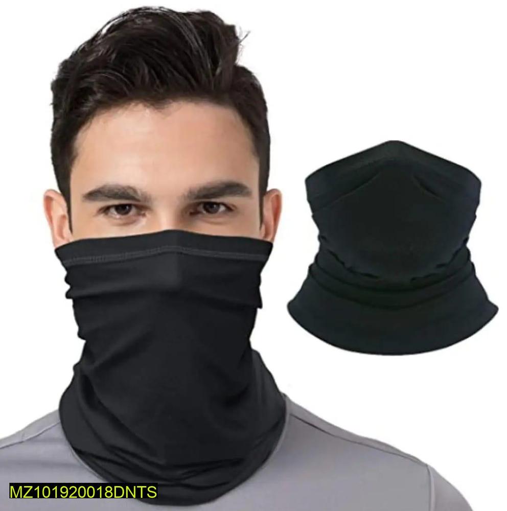 Breathable face cover scarf